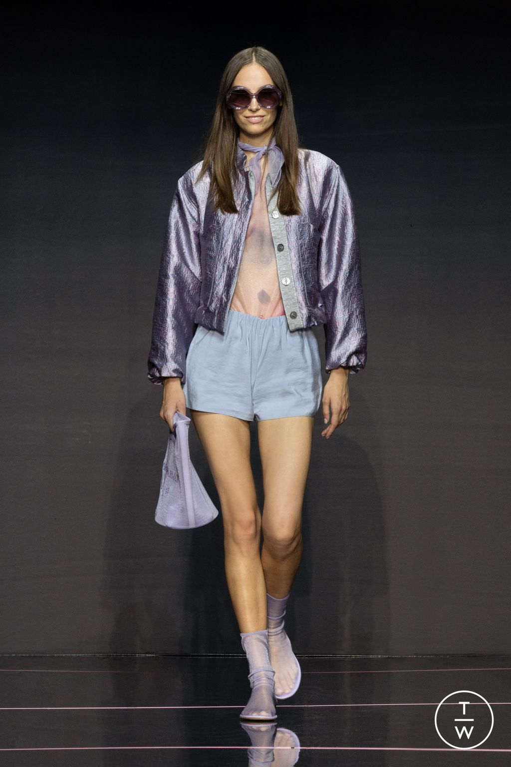 Fashion Week Milan Spring/Summer 2024 look 36 from the Emporio Armani collection 女装