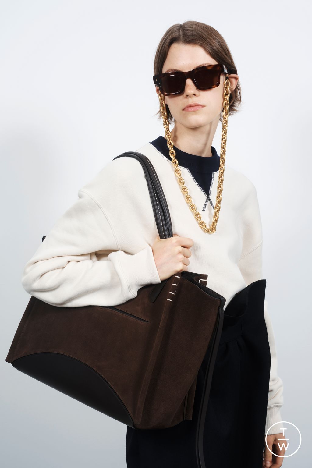 Fashion Week Paris Resort 2026 look 36 from the JW Anderson collection womenswear