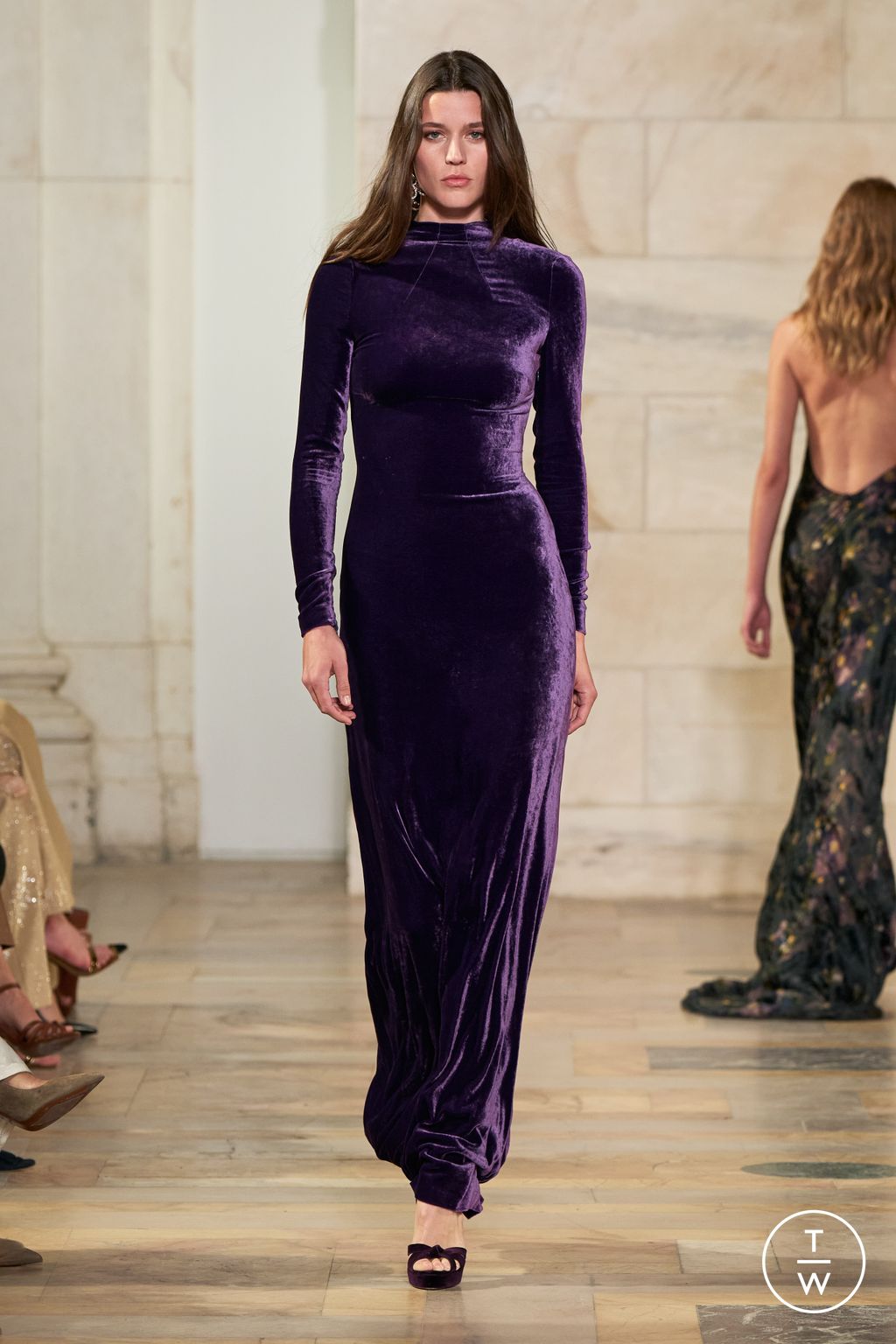 Fashion Week New York Fall/Winter 2025 look 36 from the Ralph Lauren collection womenswear