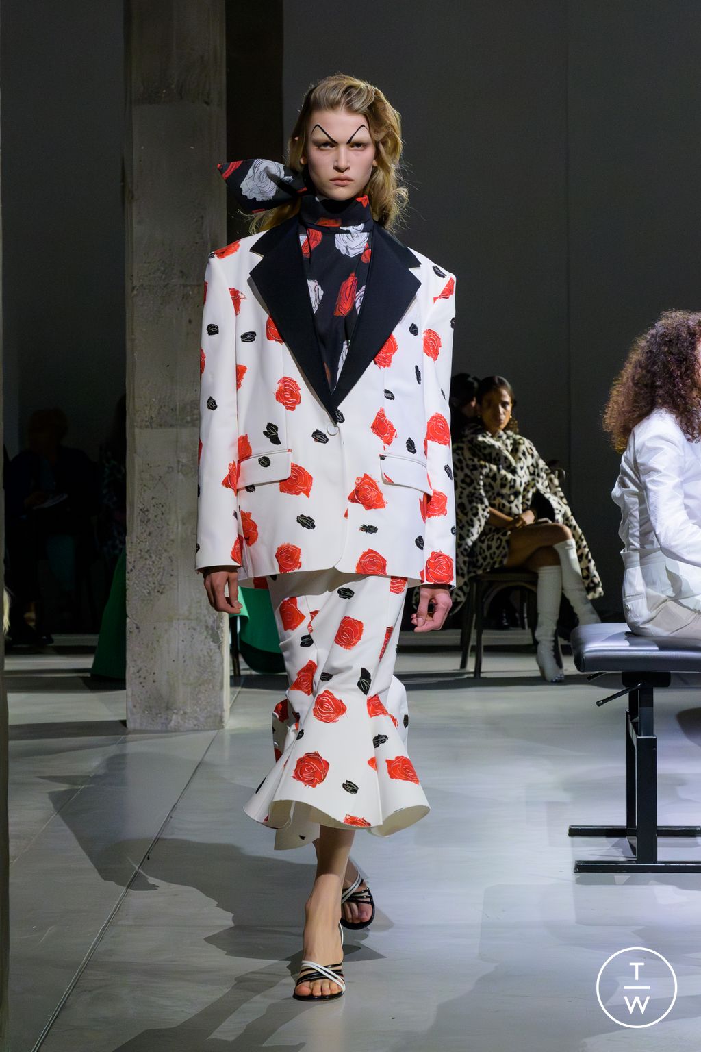 Fashion Week Milan Spring-Summer 2025 look 36 from the Marni collection womenswear