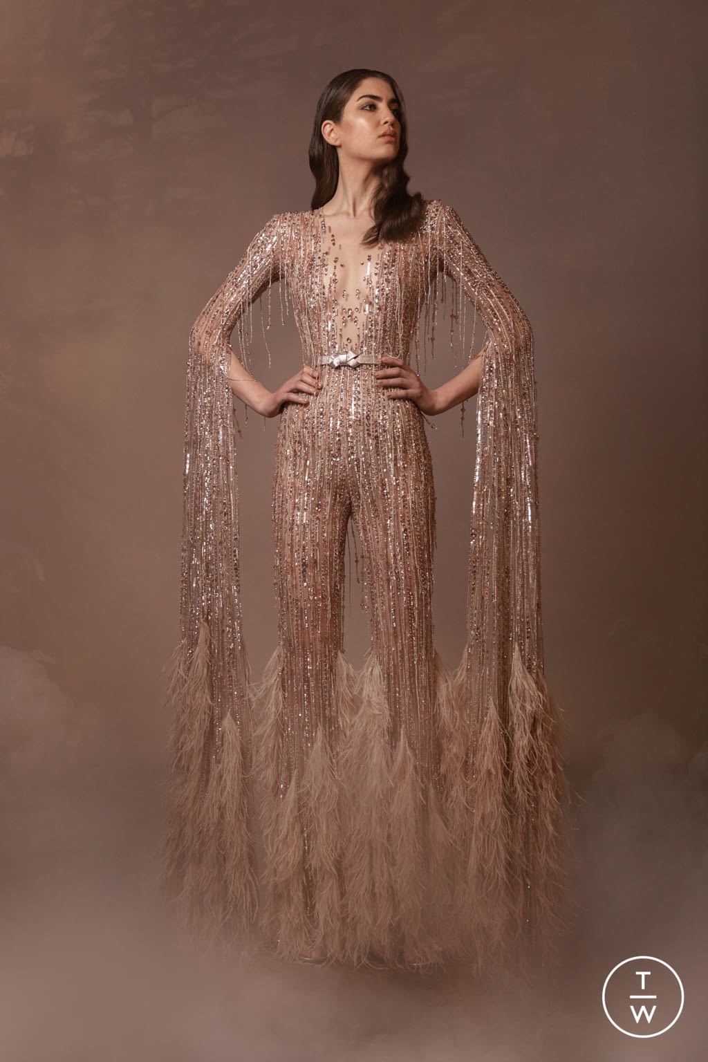 Fashion Week Paris Spring/Summer 2021 look 37 from the Zuhair Murad collection couture
