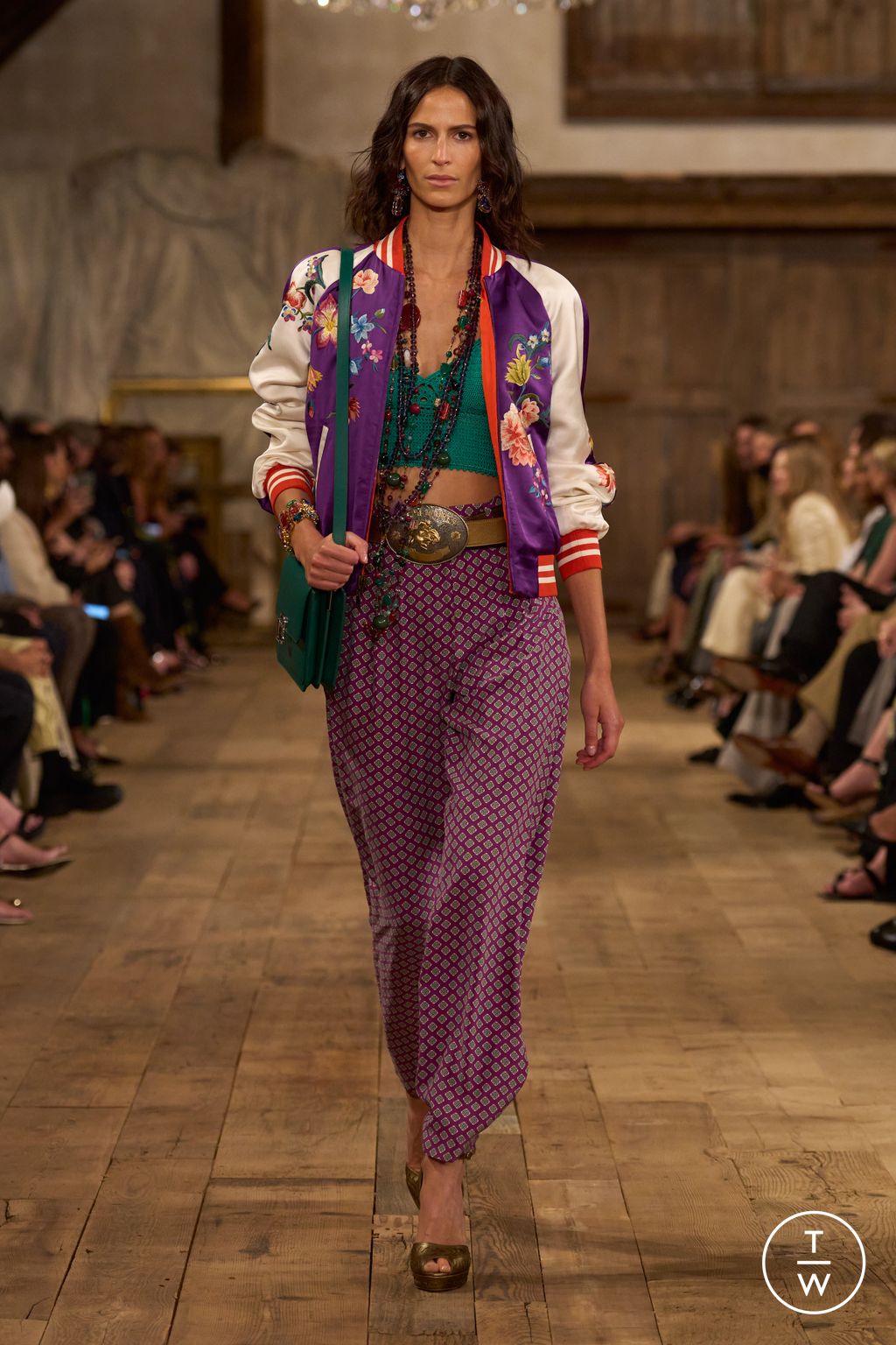 Fashion Week New York Spring/Summer 2024 look 36 from the Ralph Lauren collection 女装