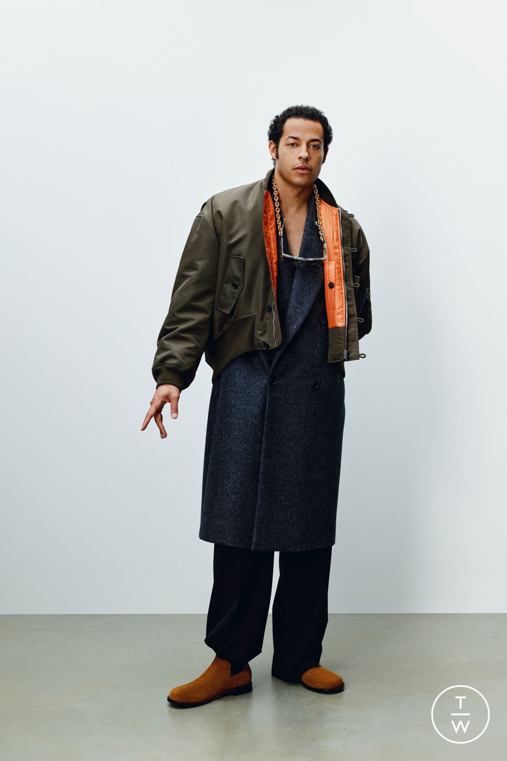 Fashion Week Paris Fall/Winter 2026 look 36 from the JW Anderson collection womenswear