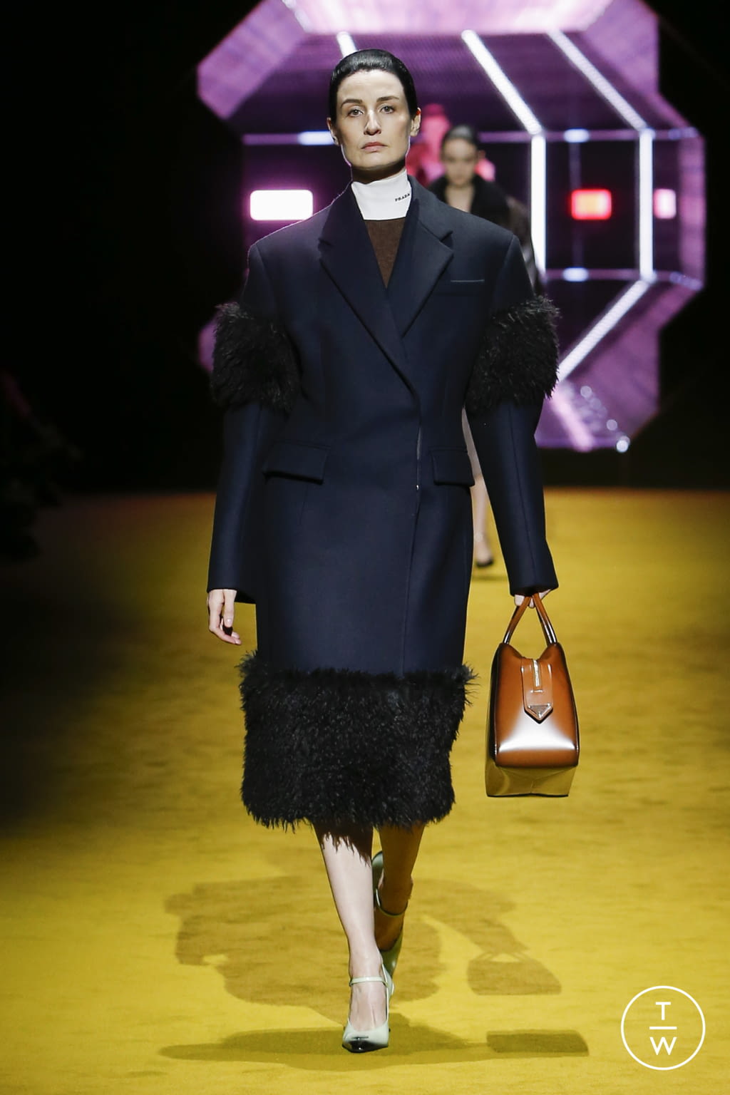 Fashion Week Milan Fall/Winter 2022 look 36 from the Prada collection womenswear