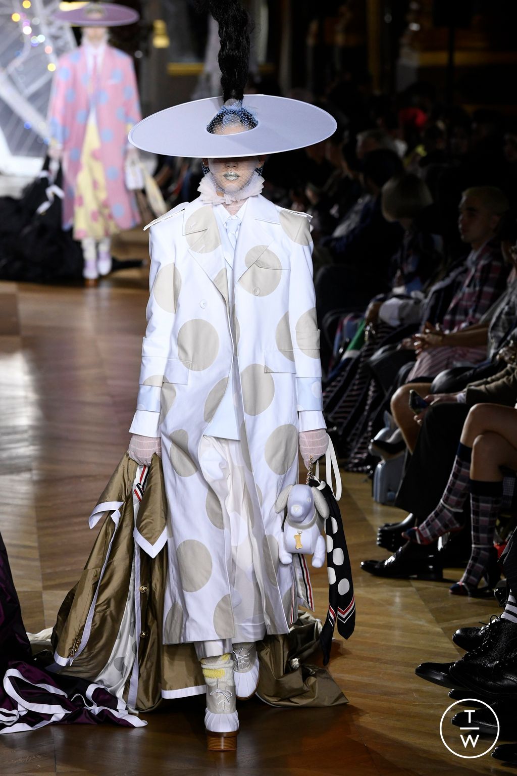 Fashion Week Paris Spring/Summer 2023 look 50 from the Thom Browne collection womenswear