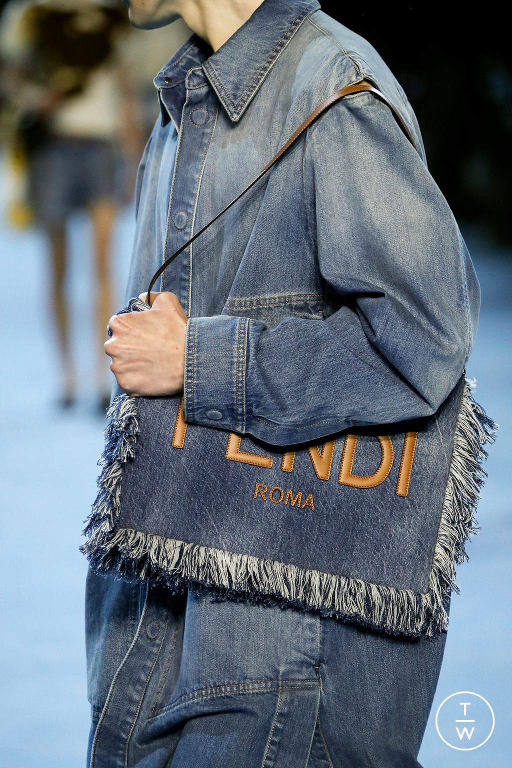 Fashion Week Milan Spring/Summer 2023 look 30 from the Fendi collection menswear accessories