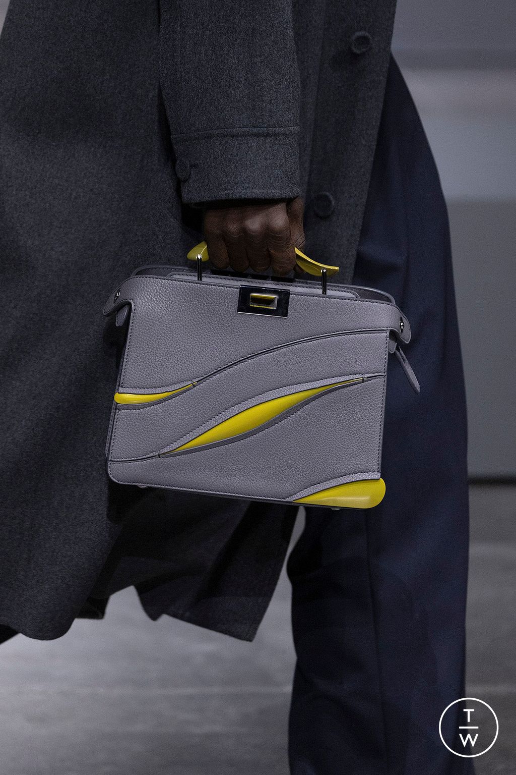 Fashion Week Paris Fall/Winter 2024 look 62 from the Fendi collection menswear accessories