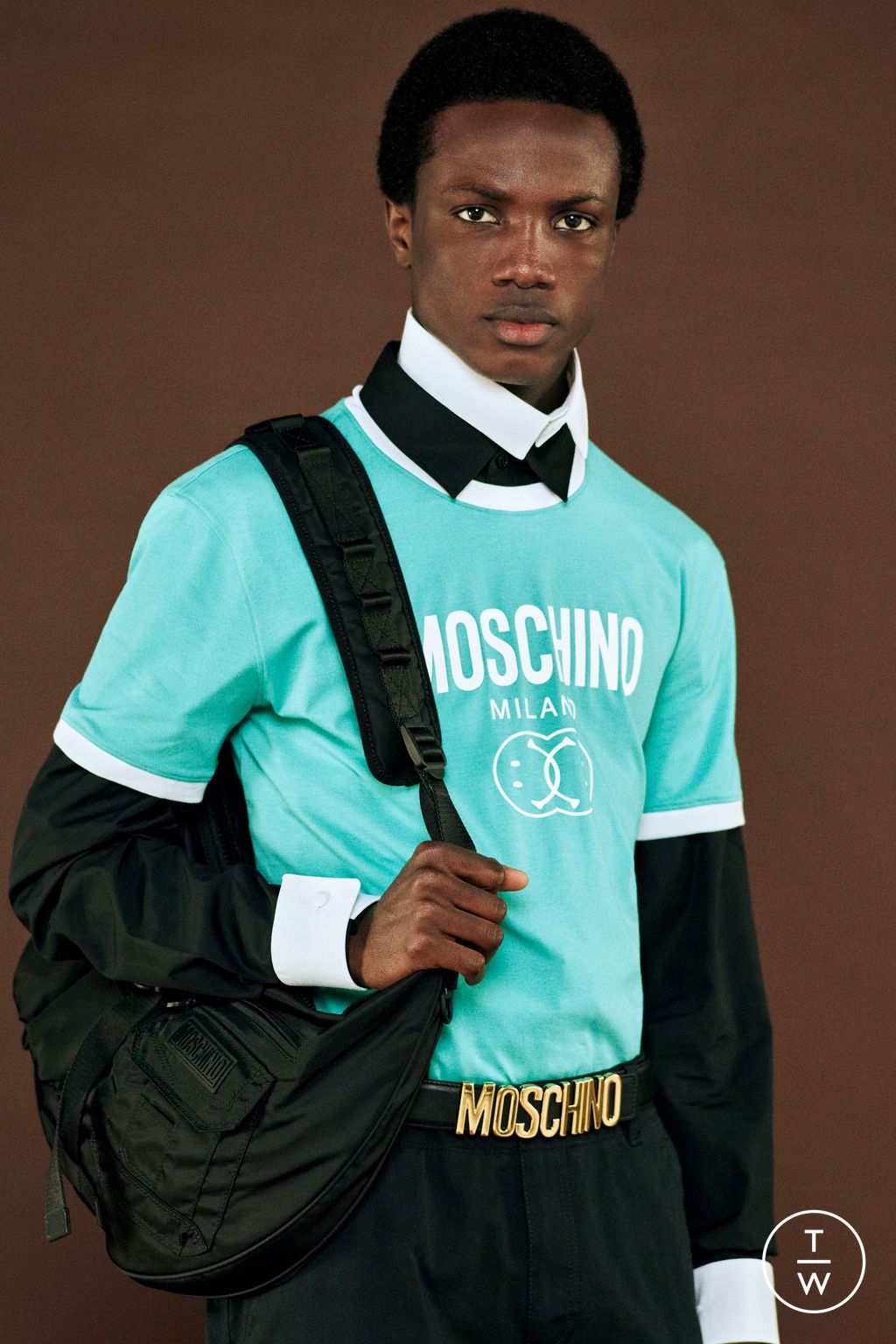 Fashion Week Milan Resort 2024 look 37 from the Moschino collection 男装