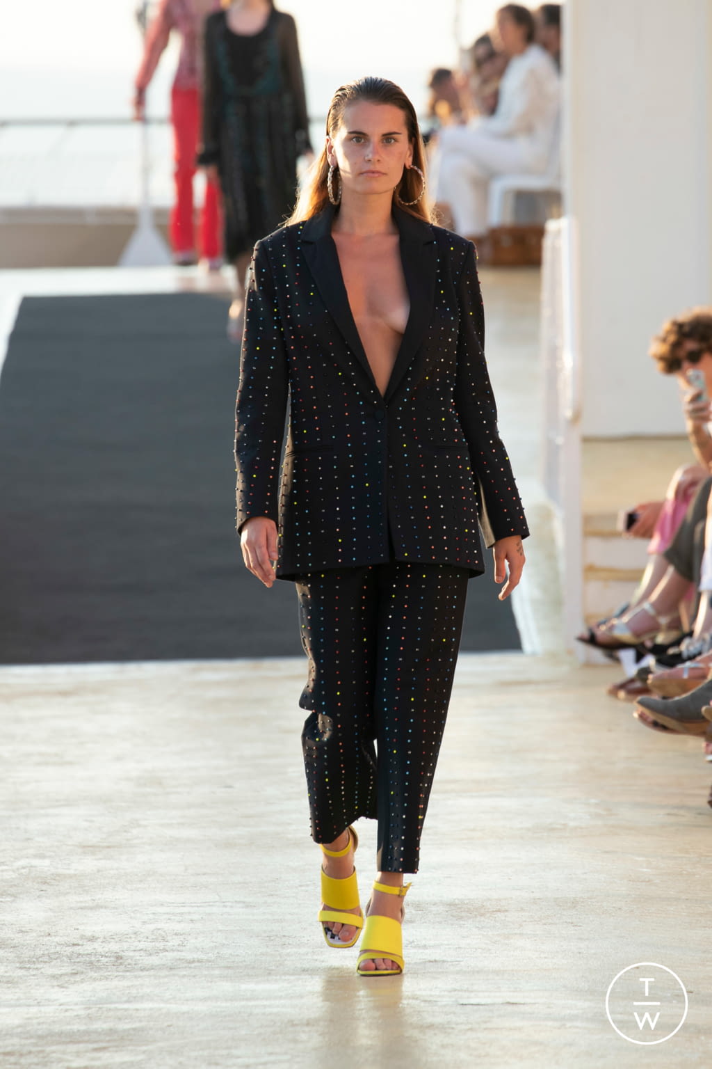 Fashion Week Paris Resort 2019 look 37 from the Koché collection womenswear