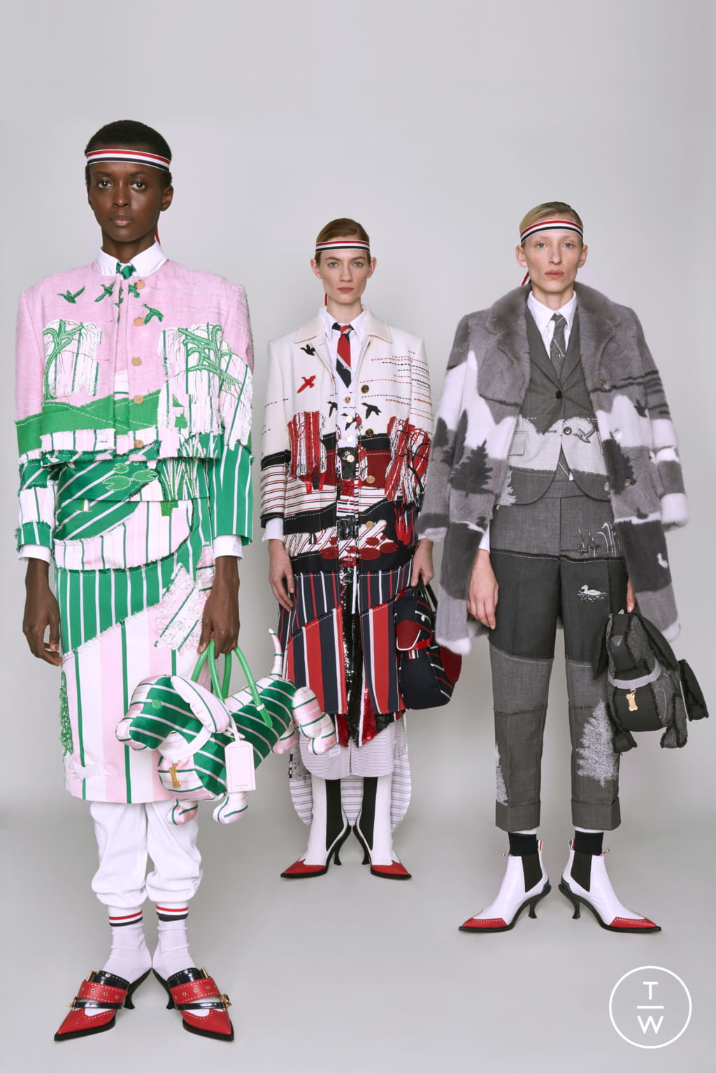 Fashion Week Paris Pre-Fall 2019 look 37 from the Thom Browne collection womenswear