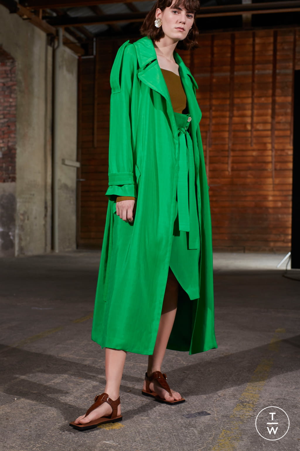 Fashion Week Milan Resort 2019 look 37 from the Erika Cavallini collection 女装