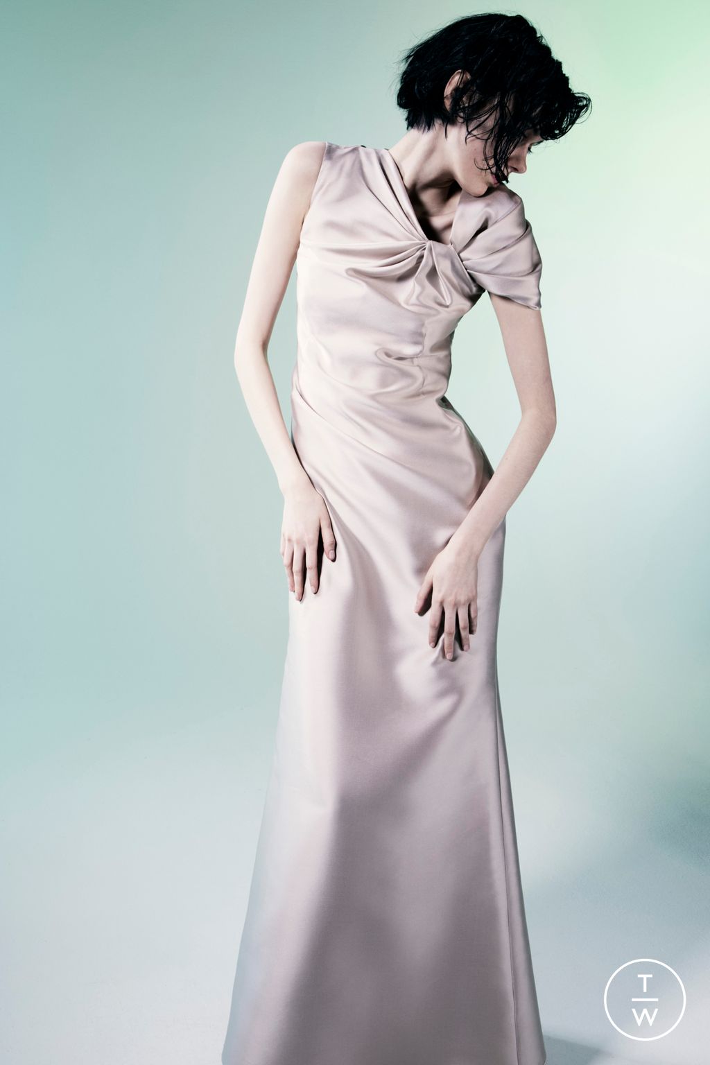 Fashion Week Milan Resort 2025 look 37 from the Alberta Ferretti collection womenswear
