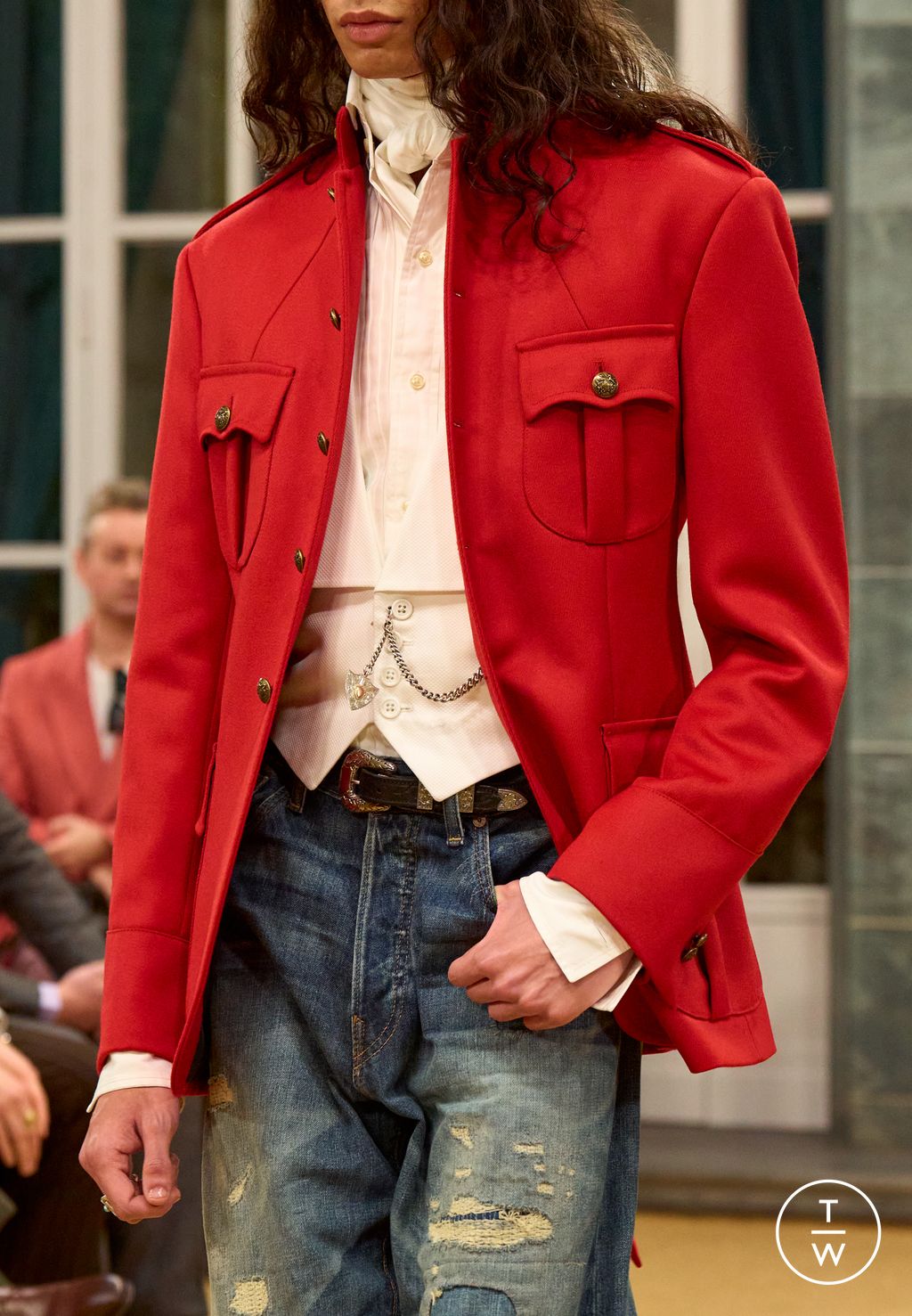 Fashion Week Milan Fall/Winter 2026 look 37 from the Polo Ralph Lauren collection menswear accessories