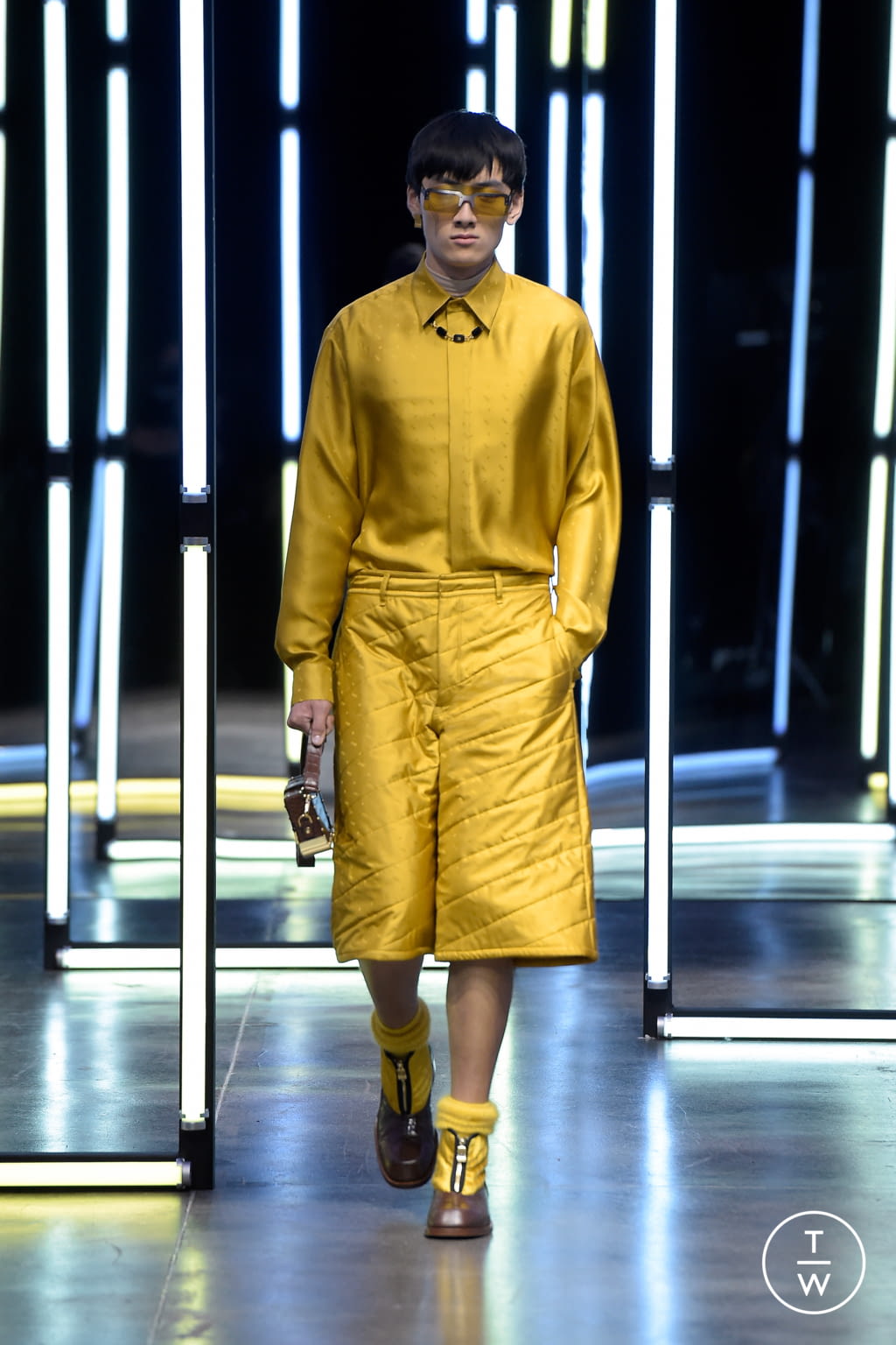 Fashion Week Milan Fall/Winter 2021 look 37 de la collection Fendi menswear