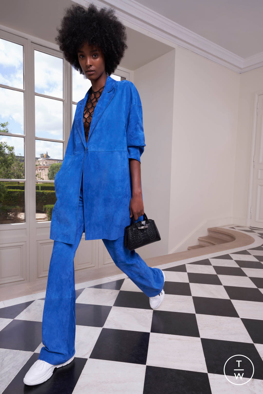 Fashion Week New York Spring/Summer 2021 look 37 from the Longchamp collection womenswear