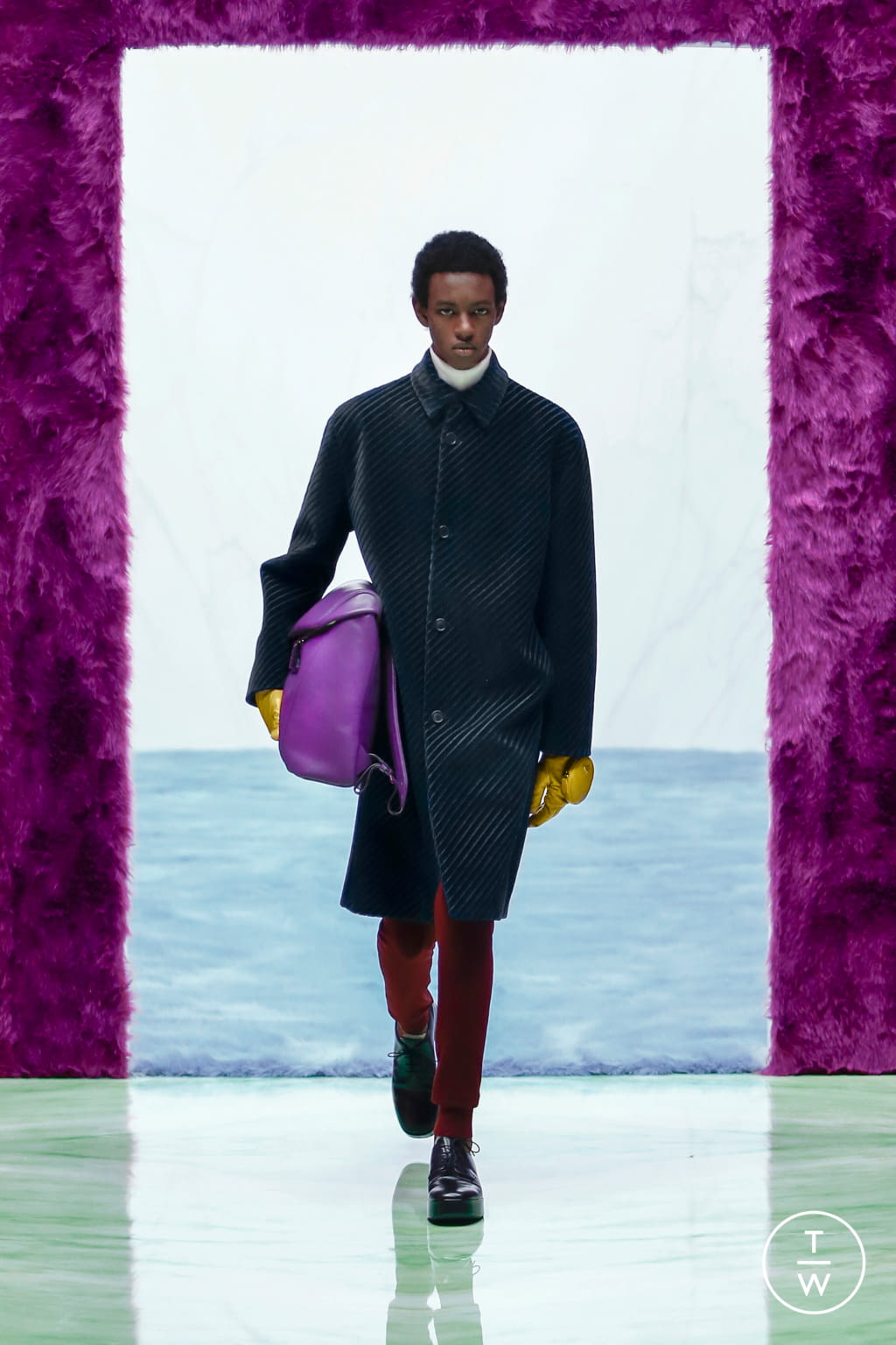 Fashion Week Milan Fall/Winter 2021 look 37 de la collection Prada menswear