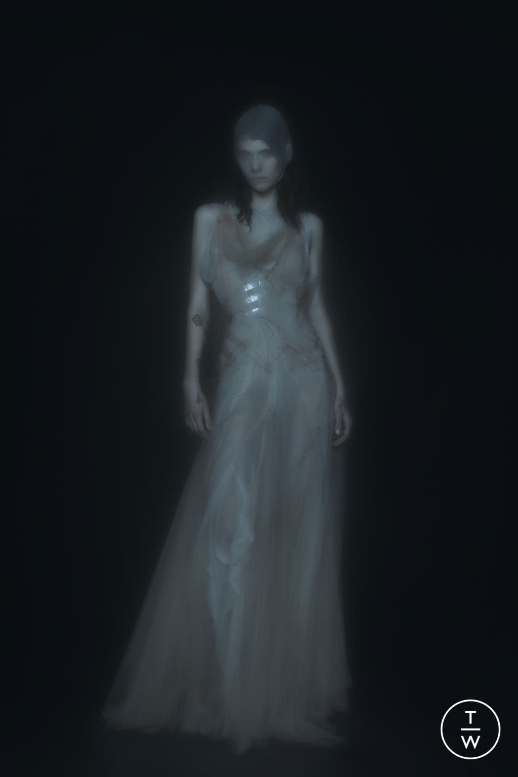 Fashion Week Paris Fall/Winter 2020 look 39 from the Maison Margiela collection couture