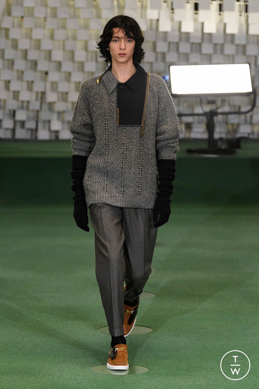Fashion Week Paris Fall/Winter 2023 look 19 from the Kolor collection menswear