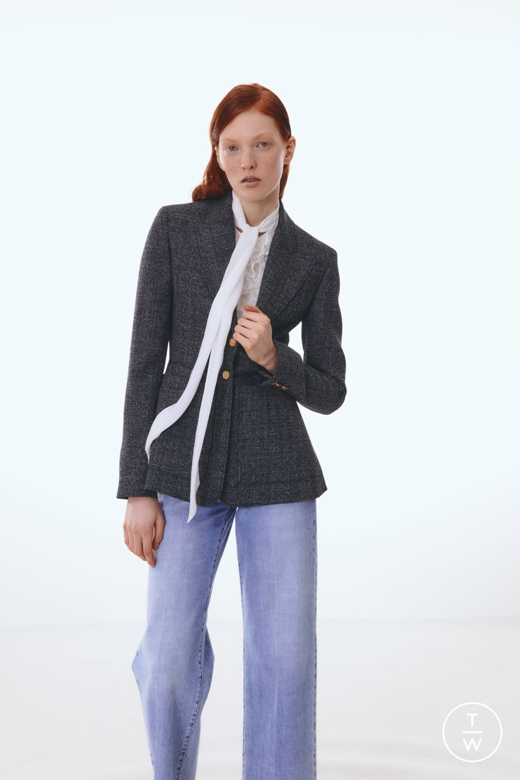 Fashion Week Paris Pre-Fall 2025 look 37 from the Giambattista Valli collection womenswear