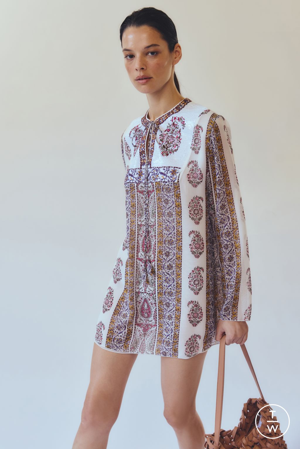 Fashion Week Paris Resort 2026 look 37 de la collection Giambattista Valli womenswear