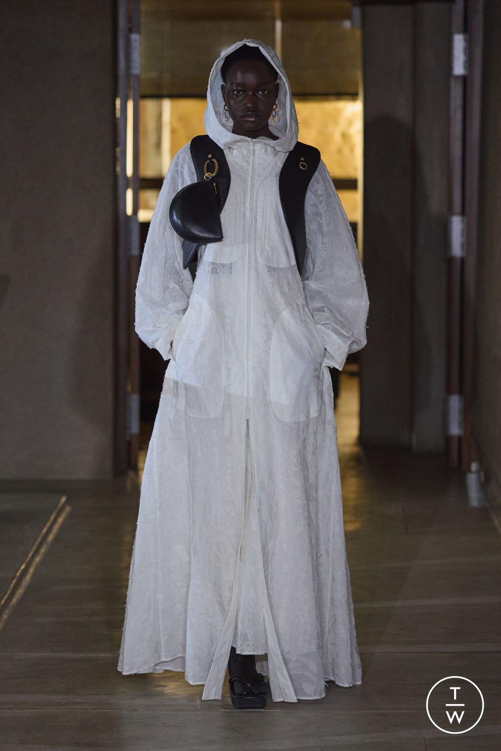 Fashion Week Paris Fall/Winter 2026 look 38 from the Mame Kurogouchi collection womenswear