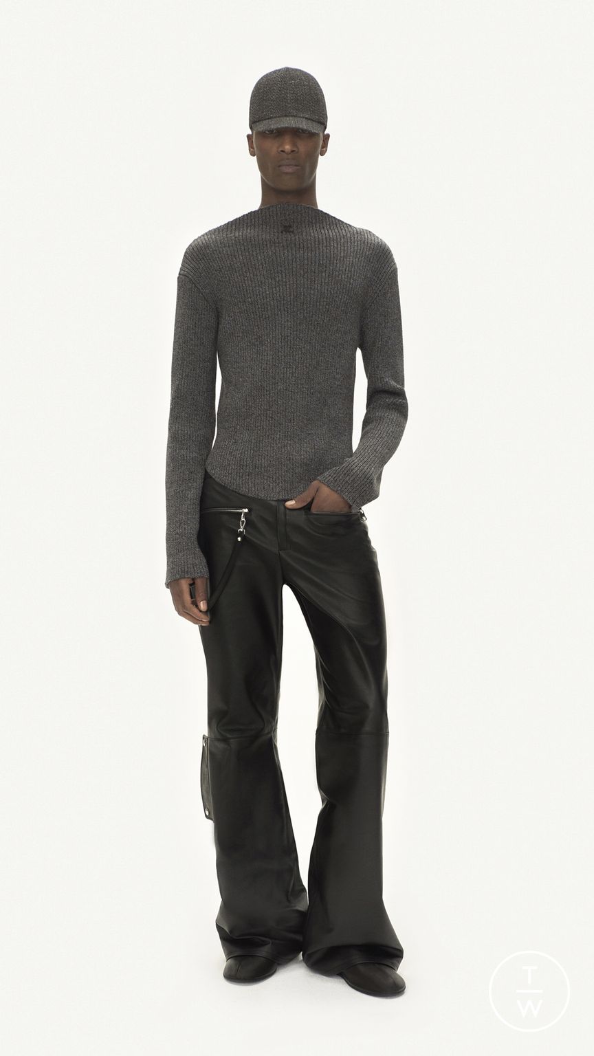 Fashion Week Paris Pre-Fall 2025 look 39 from the Courrèges collection womenswear