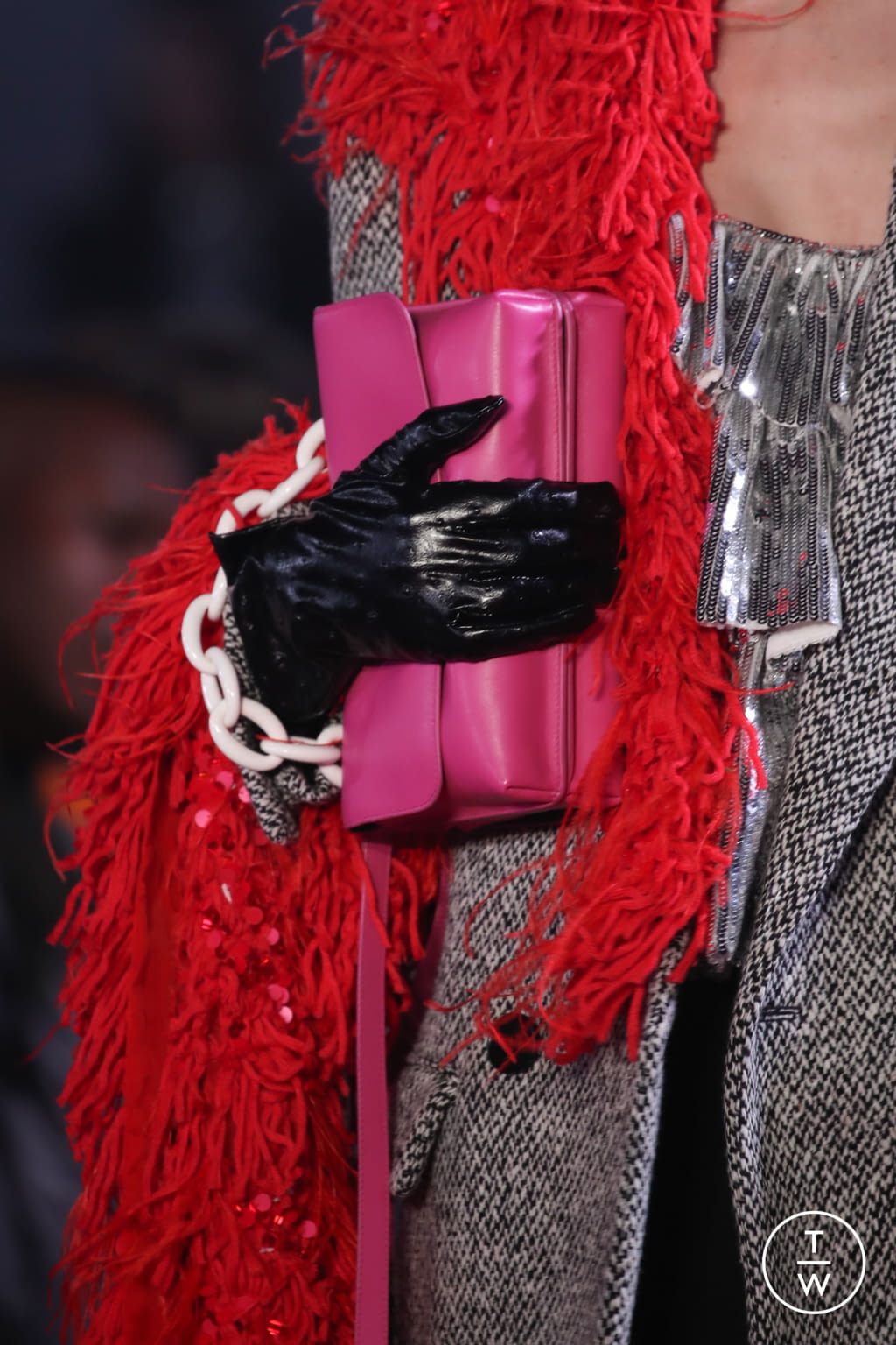 Fashion Week Milan Fall/Winter 2020 look 10 de la collection MSGM womenswear accessories