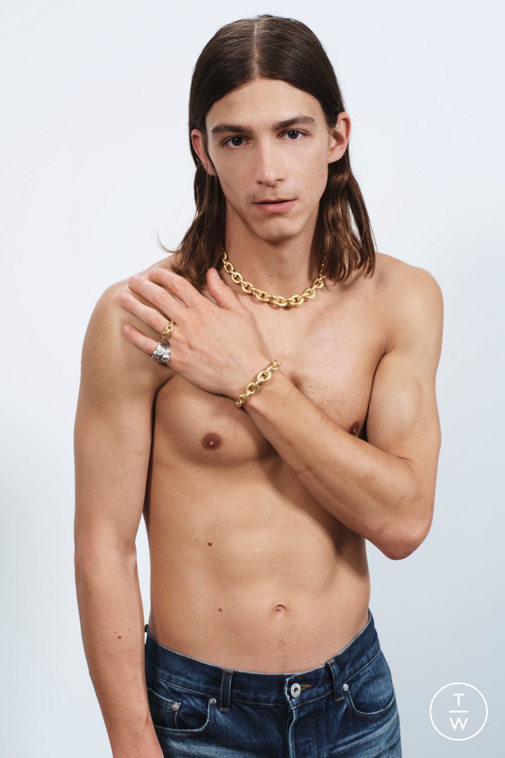 Fashion Week Paris Resort 2026 look 39 from the JW Anderson collection womenswear