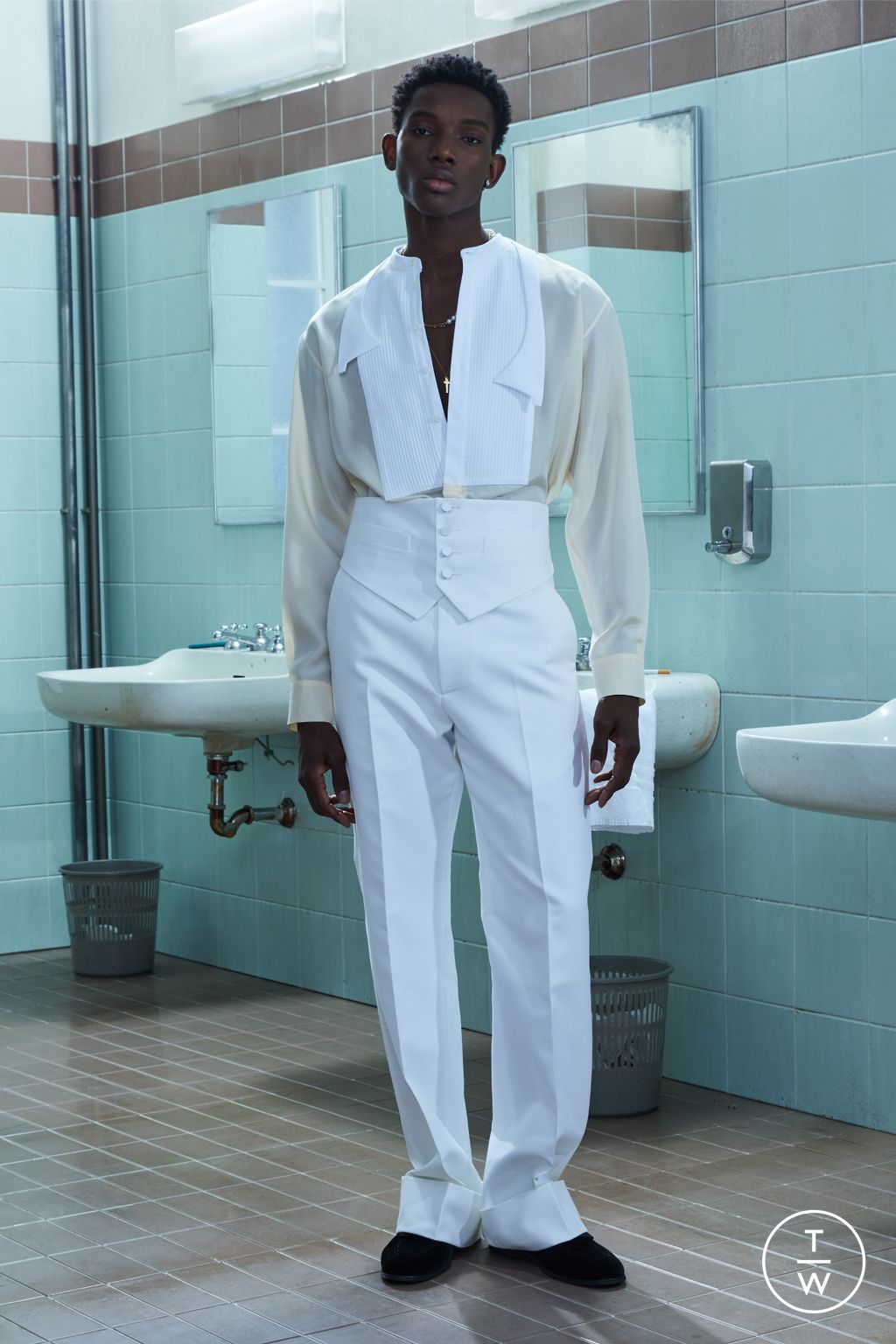 Fashion Week Milan Resort 2026 look 39 from the Dsquared2 collection menswear