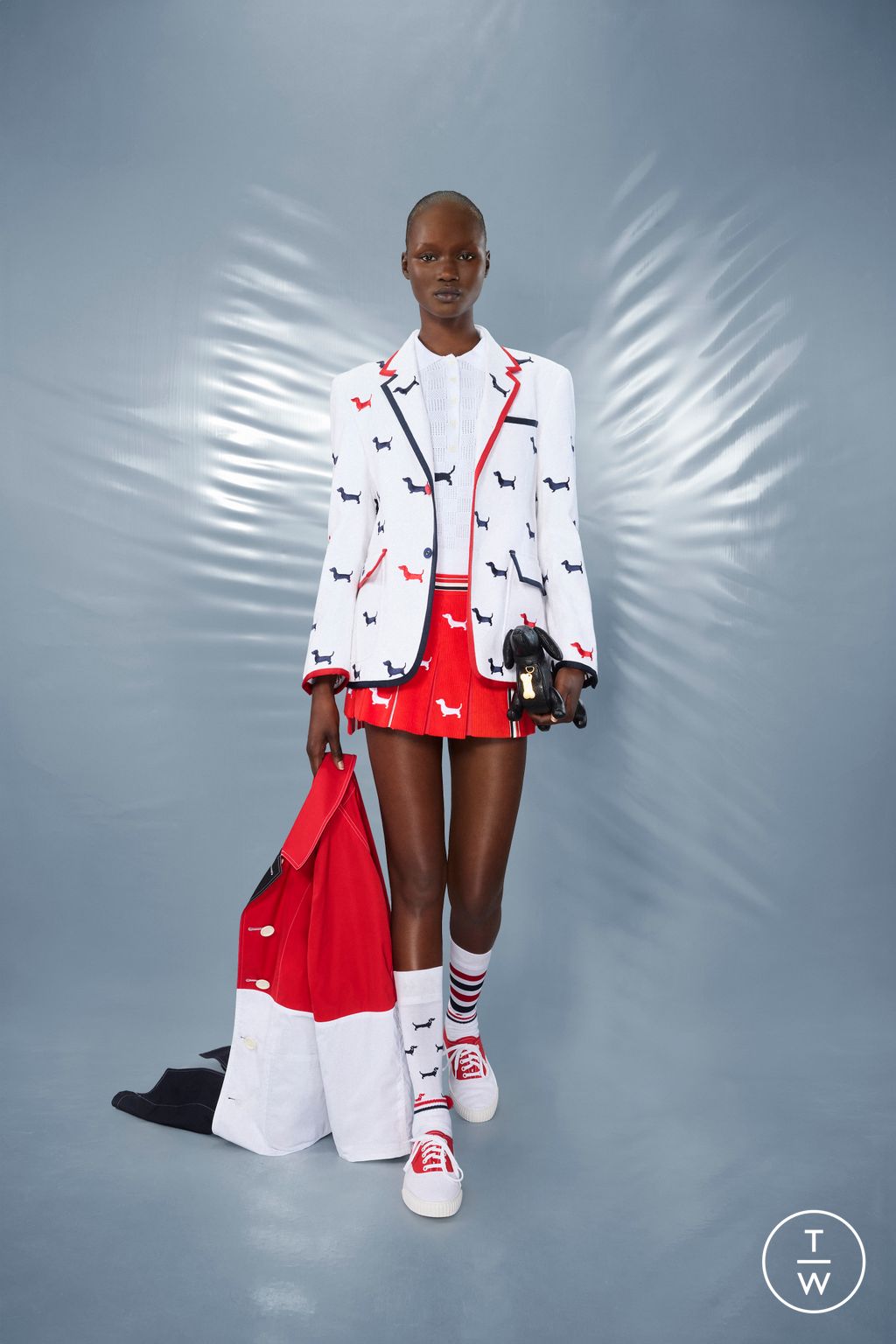 Fashion Week New York Resort 2025 look 40 de la collection Thom Browne womenswear