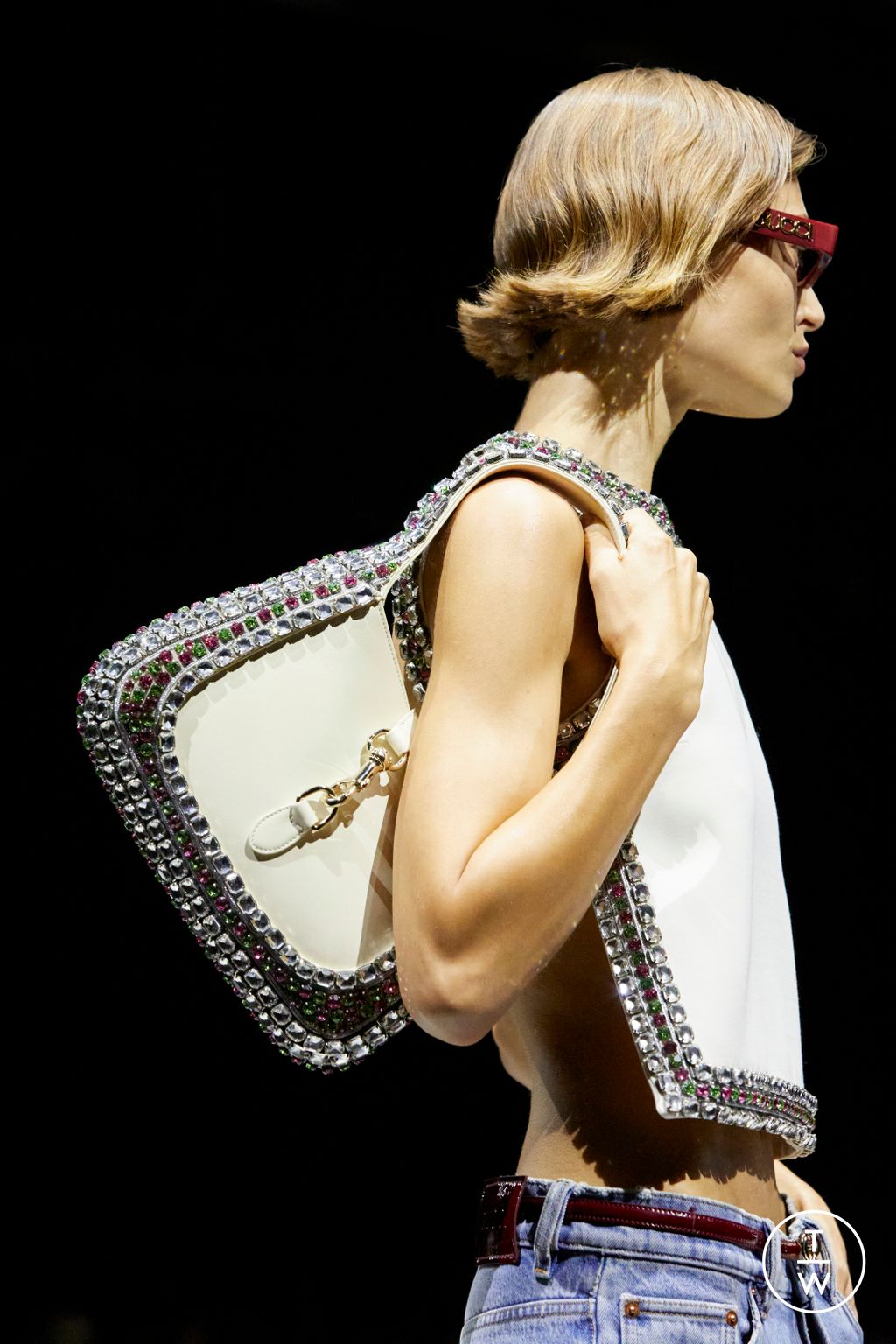 Fashion Week Milan Spring/Summer 2024 look 30 de la collection Gucci womenswear accessories