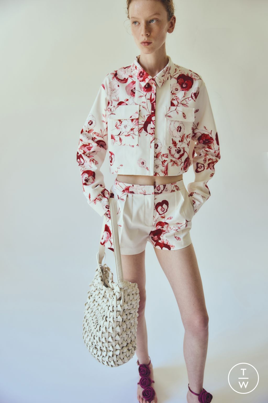 Fashion Week Paris Resort 2026 look 39 de la collection Giambattista Valli womenswear
