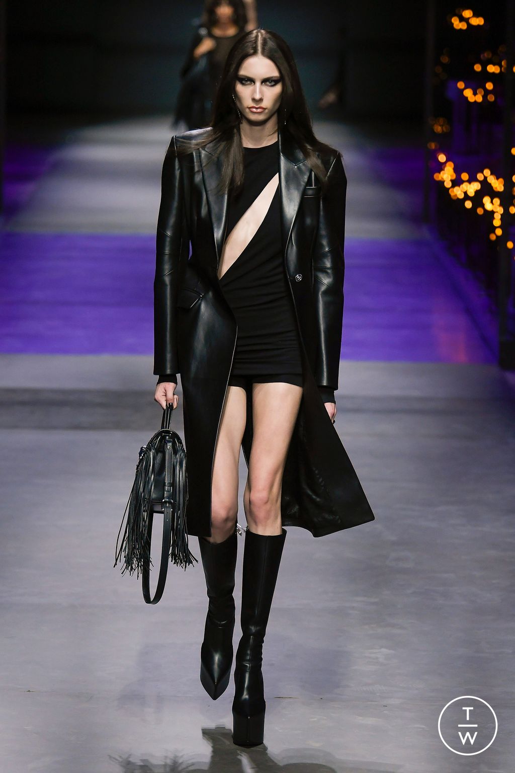Fashion Week Milan Spring/Summer 2023 look 5 from the Versace collection womenswear