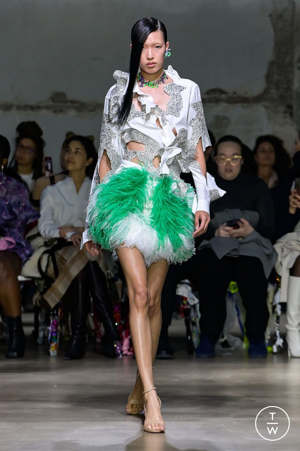 Fashion Week Paris Spring/Summer 2023 look 7 de la collection Germanier womenswear