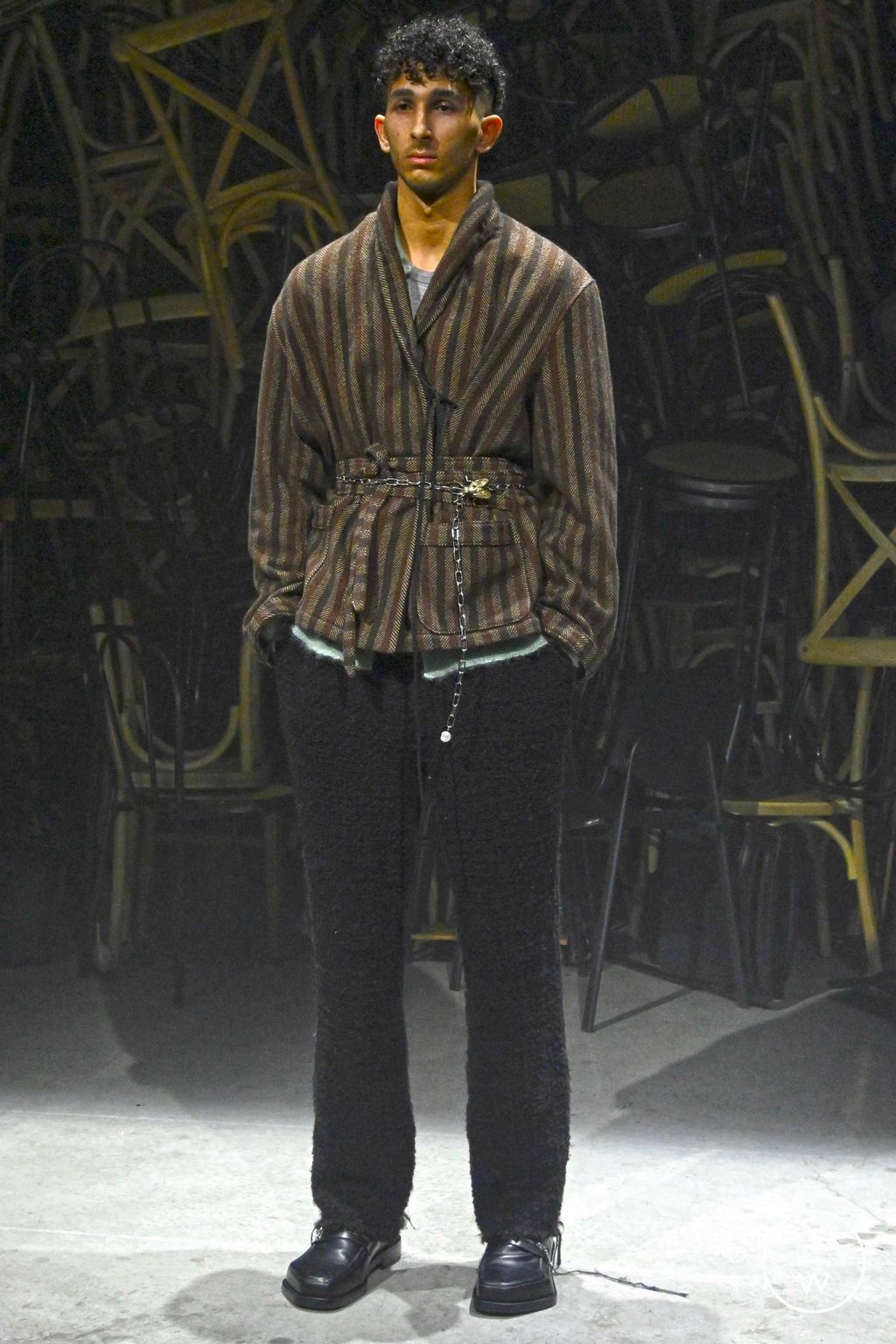 Fashion Week Milan Fall/Winter 2023 look 32 from the Magliano collection menswear