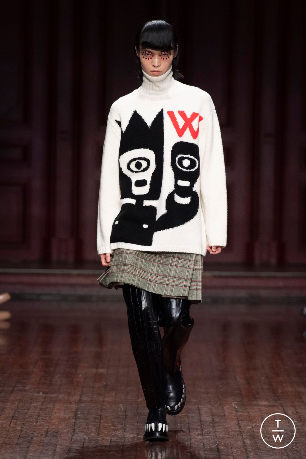 Fashion Week Paris Fall/Winter 2023 look 7 de la collection Walter Van Beirendonck menswear