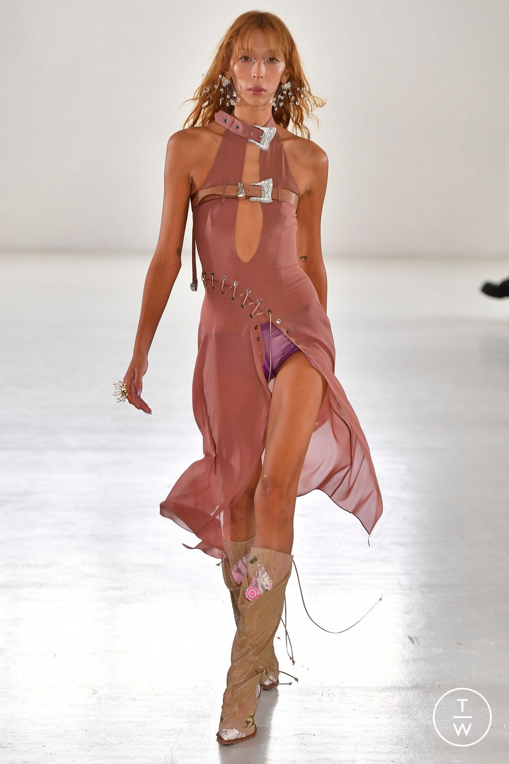 Fashion Week London Spring/Summer 2023 look 12 from the Poster Girl collection womenswear
