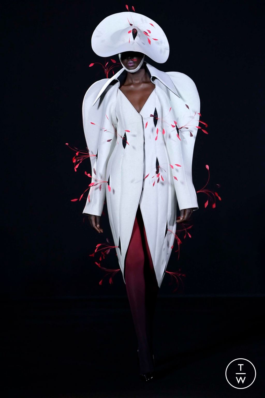 Fashion Week Paris Spring/Summer 2023 look 5 from the Robert Wun collection couture