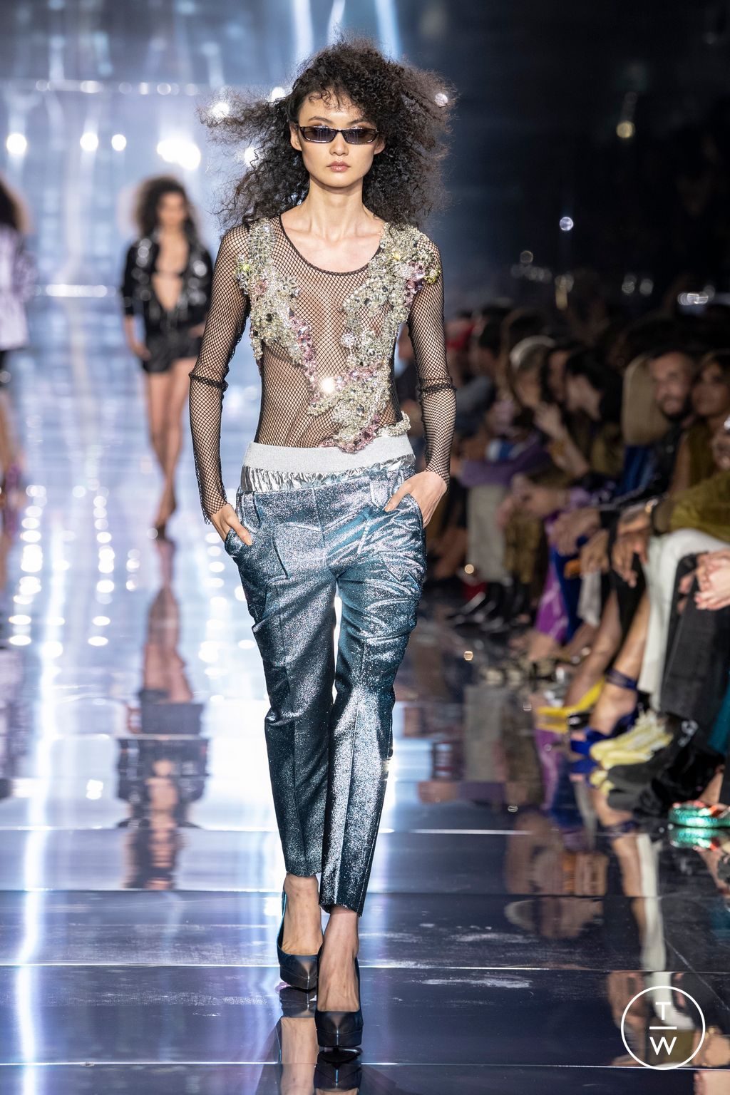 Fashion Week New York Spring/Summer 2023 look 2 de la collection Tom Ford womenswear