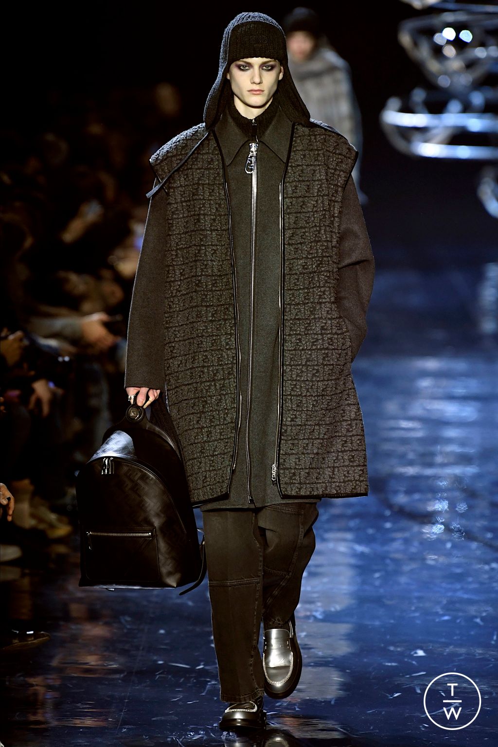 Fashion Week Milan Fall/Winter 2023 look 36 from the Fendi collection menswear