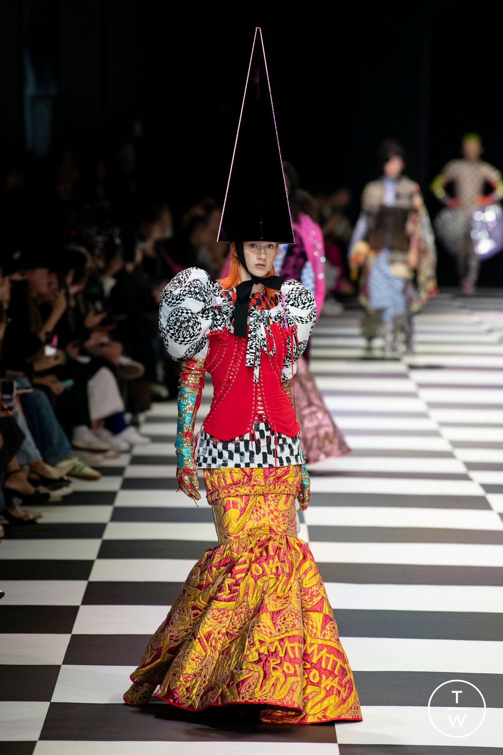 Fashion Week Milan Spring/Summer 2023 look 13 from the Matty Bovan collection womenswear