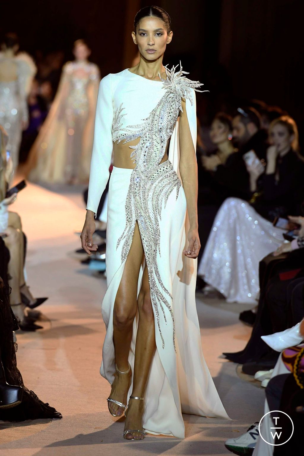 Fashion Week Paris Spring/Summer 2023 look 46 from the Zuhair Murad collection couture