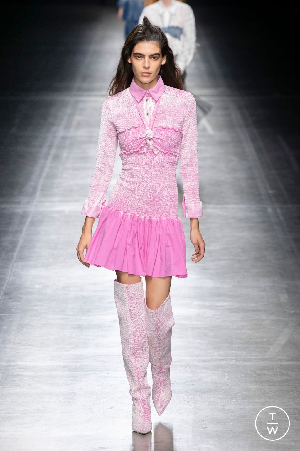 Fashion Week Milan Spring/Summer 2023 look 7 de la collection MSGM womenswear