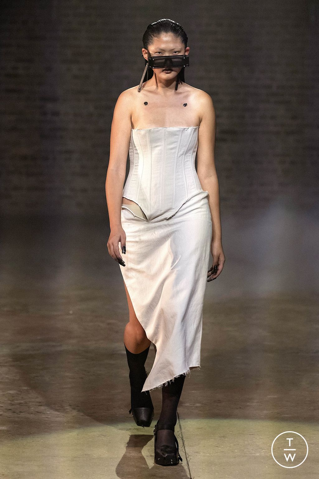 Fashion Week New York Spring/Summer 2023 look 4 from the Elena Velez collection 女装