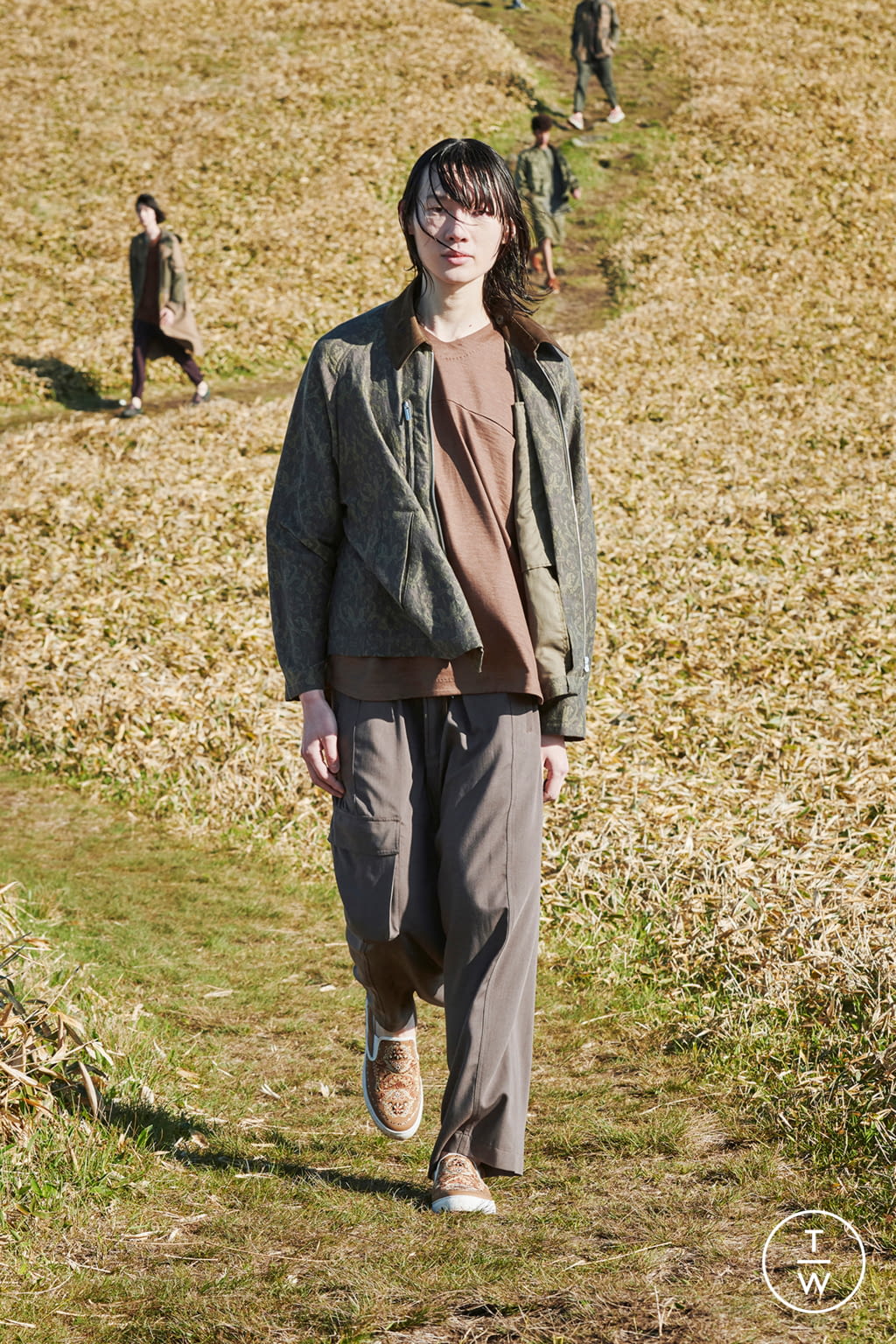 Fashion Week Paris Spring/Summer 2022 look 3 from the White Mountaineering collection 男装