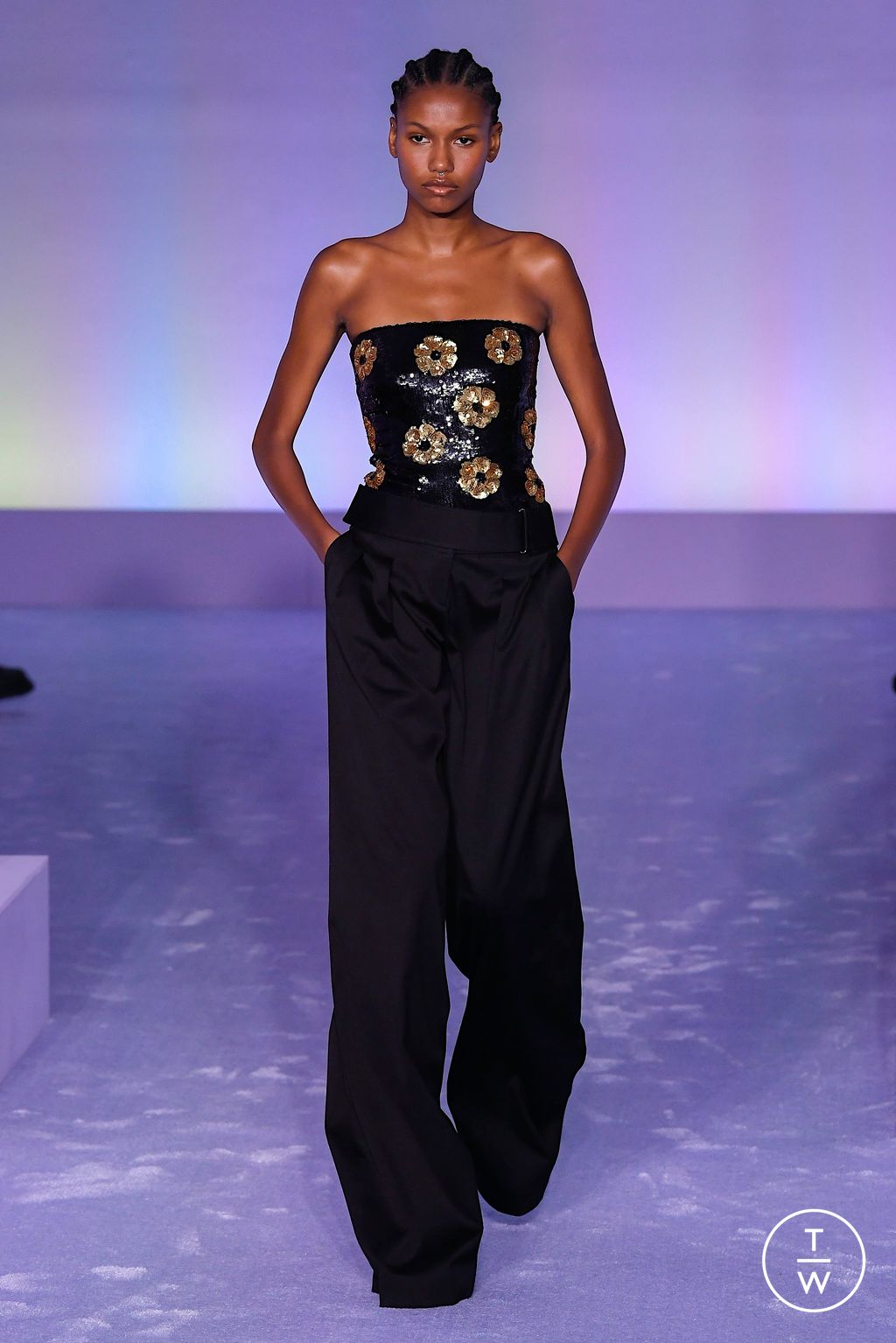 Fashion Week New York Spring/Summer 2023 look 15 from the Brandon Maxwell collection womenswear