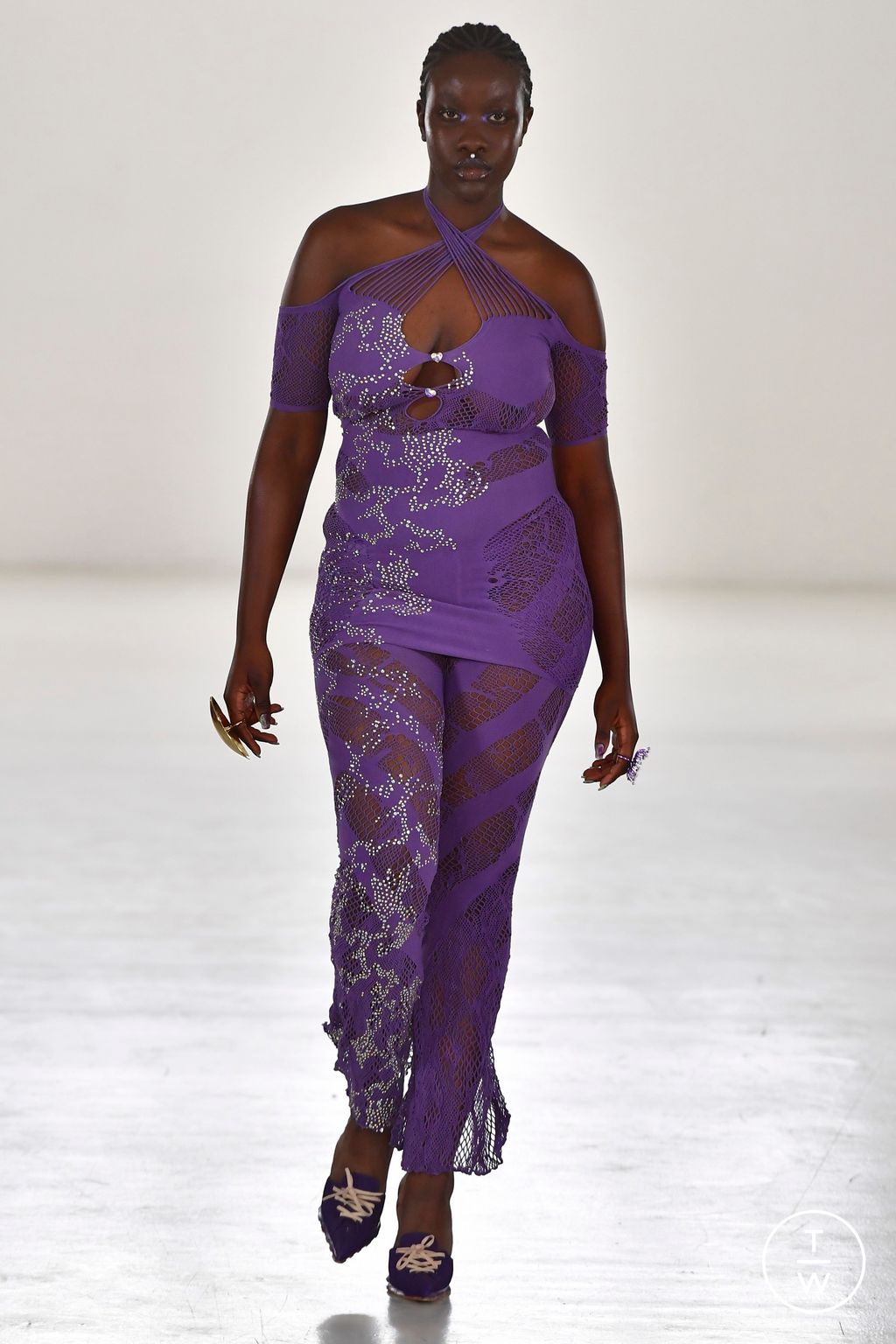 Fashion Week London Spring/Summer 2023 look 10 from the Poster Girl collection womenswear