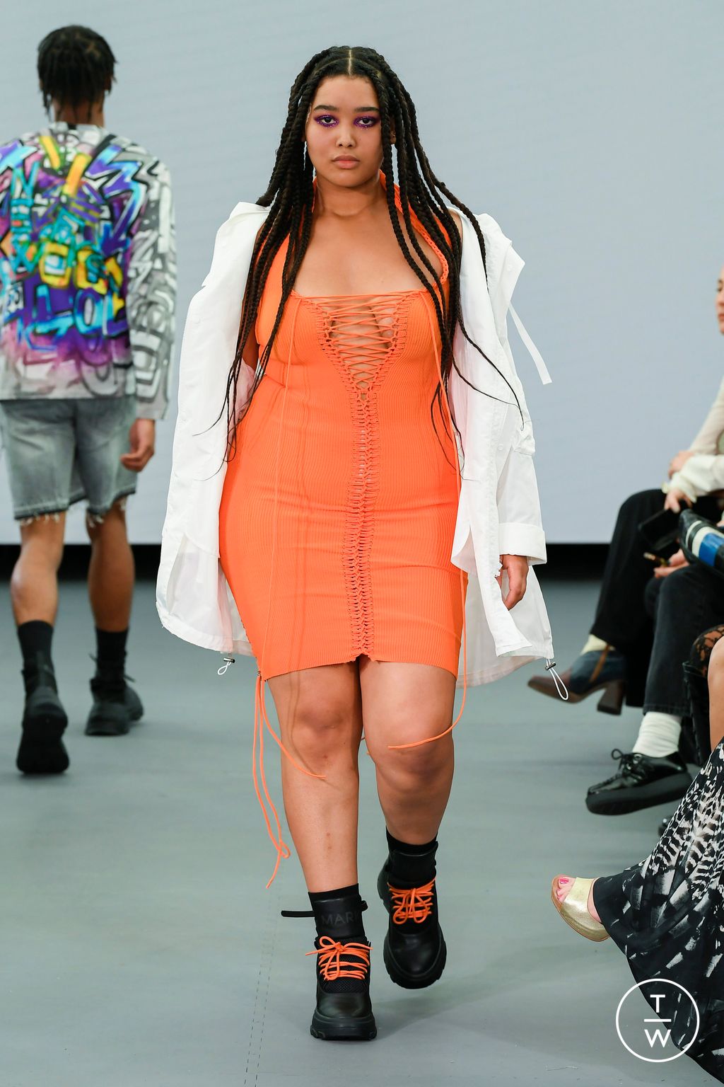 Fashion Week London Spring/Summer 2023 look 41 from the Mark Fast collection womenswear