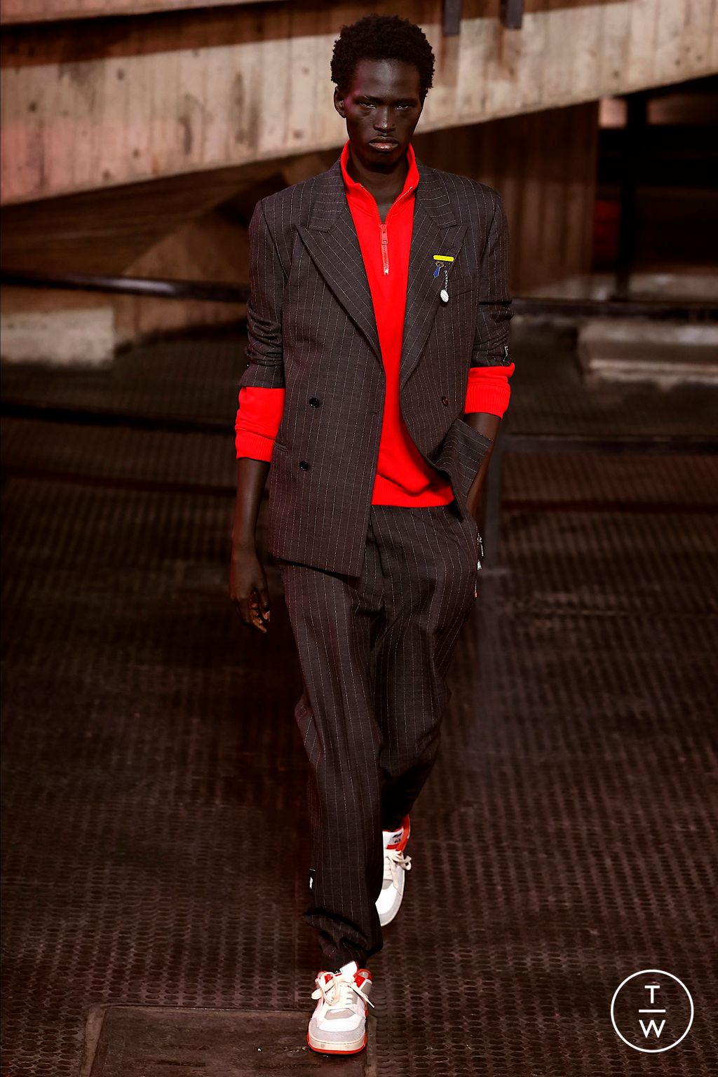 Fashion Week Milan Fall/Winter 2023 look 21 from the MSGM collection menswear