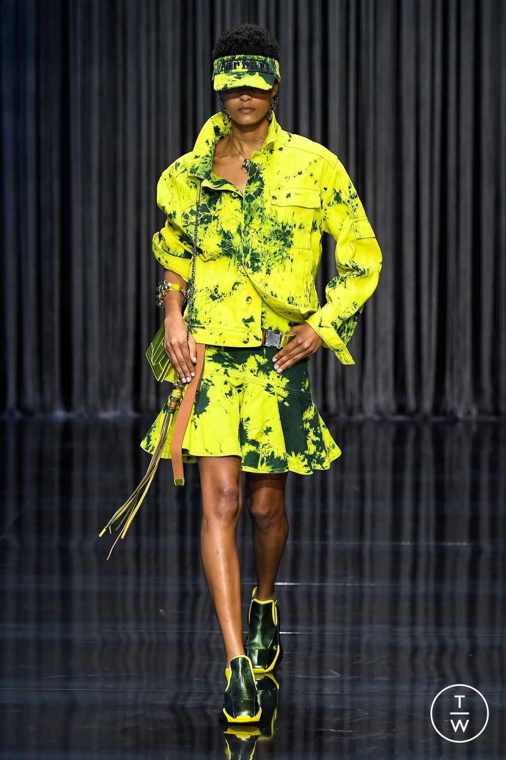 Fashion Week Milan Spring/Summer 2023 look 14 from the Ferrari collection womenswear